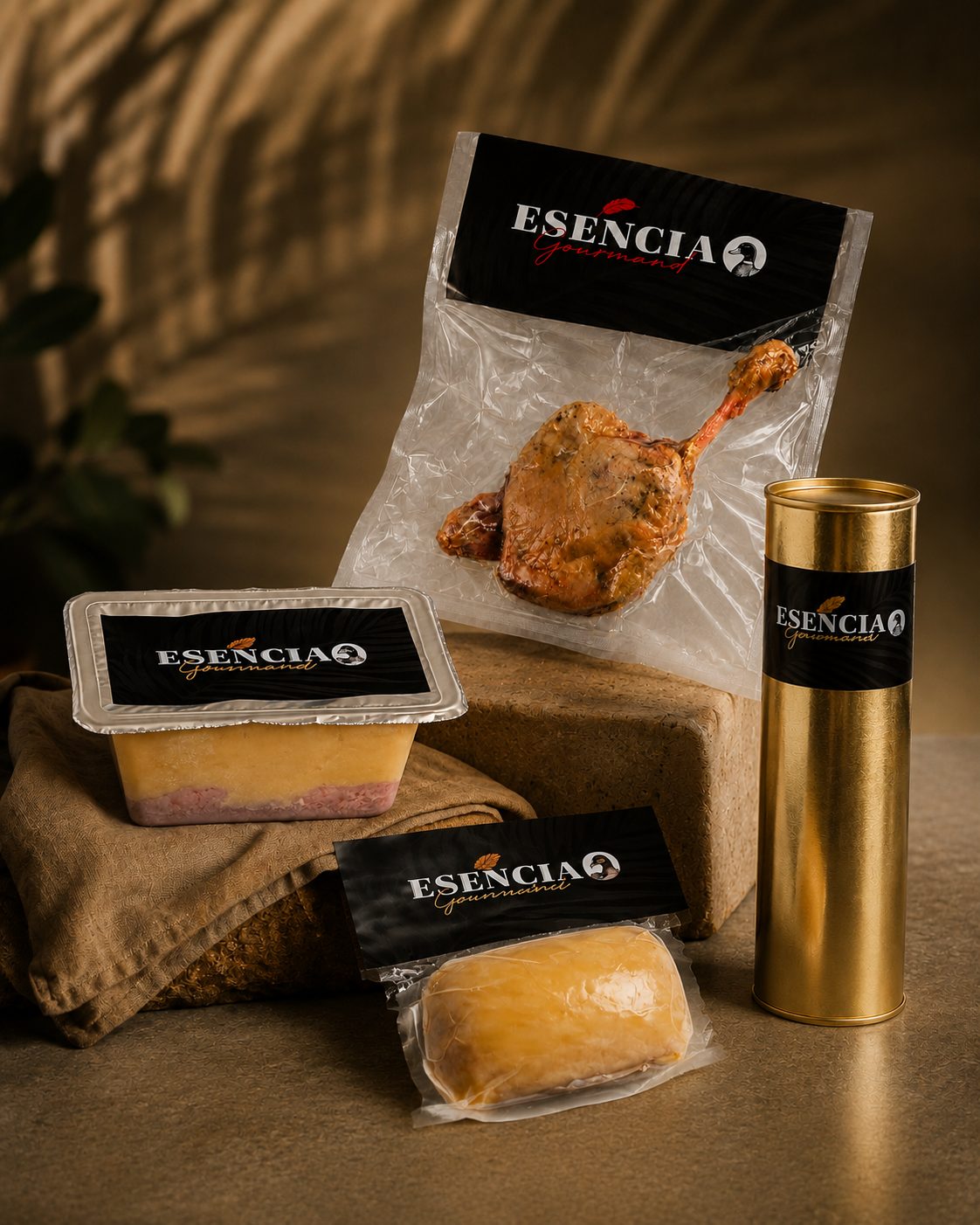 Gama completa Esencia Gourmand — Bloc trufado, Mousse, Foie Gras y elaborados